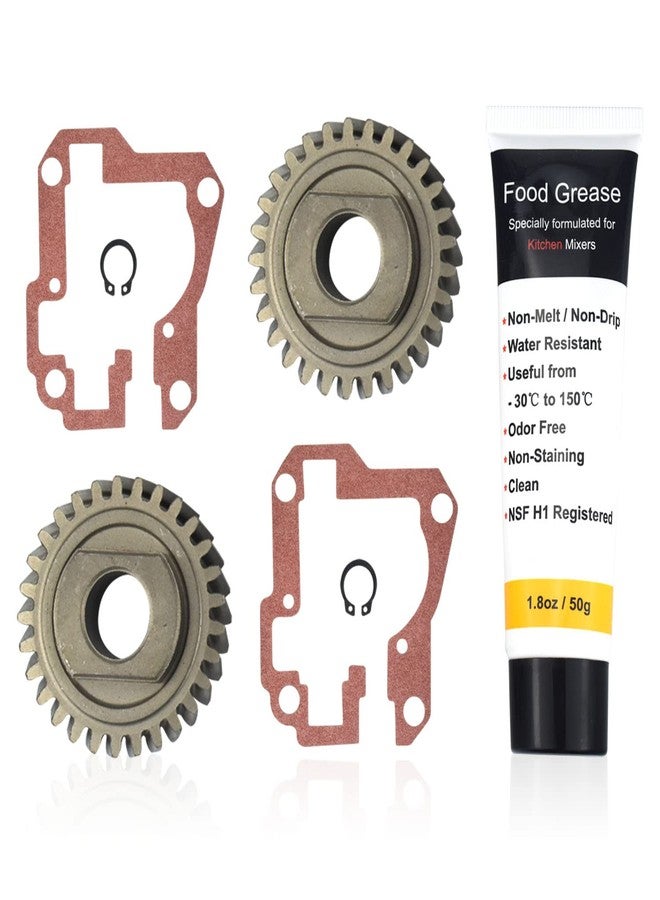 Ohoho 2 Pack 9706529 AP3594375 W11086780 Worm Gear - Compatible with KitchenAid/Whirlpool 5QT and 6QT Stand Mixer - Fits 9703543,9706529,W10916068 ap6048307 WP9706529 Replacement Parts - Image 1